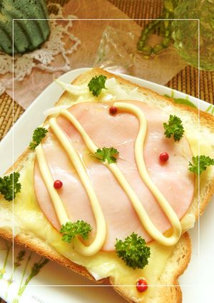 レモンでさっぱり☆ハムと新玉葱のトースト-レシピのメイン写真