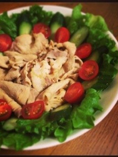 ご飯が進む!にんにく酢醤油の冷しゃぶ-レシピのメイン写真