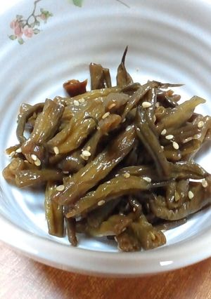 インゲンの辛旨シワ煮♪-レシピのメイン写真