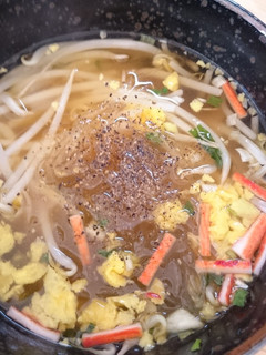簡単♪カップスープ&モヤシ♬ダイエット♬-レシピのメイン写真