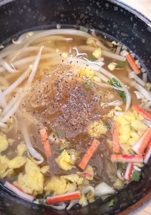 簡単♪カップスープ＆モヤシ♬ダイエット♬-レシピのメイン写真