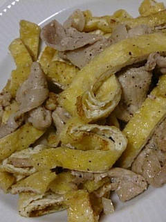 豚肉と油揚げのPOPSO(ポプソ)炒め-レシピのメイン写真