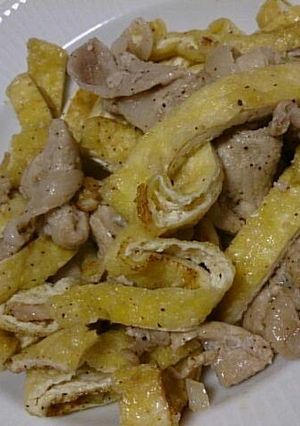 豚肉と油揚げのPOPSO（ポプソ）炒め-レシピのメイン写真