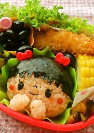 簡単 キャラ弁 *お団子ガール-レシピのメイン写真