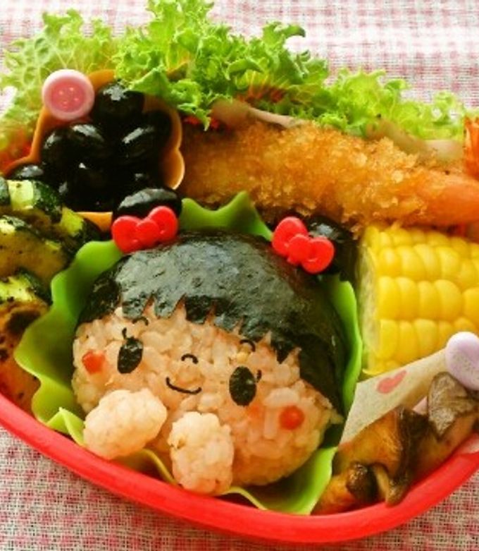 簡単 キャラ弁 *お団子ガール-レシピのメイン写真