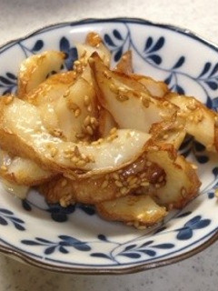 超簡単お弁当のおかす(ちくわのきんぴら)-レシピのメイン写真