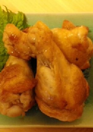 鶏手羽元の青じそガーリック焼き-レシピのメイン写真