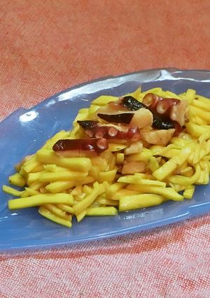 コリンキーとタコの豆鼓醤あえ-レシピのメイン写真