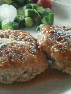 さっぱり!大葉と塩麹のハンバーグ-レシピのメイン写真