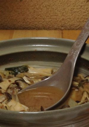 きのこの味噌仕立てスープ-レシピのメイン写真