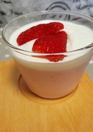 いちごプリン-レシピのメイン写真