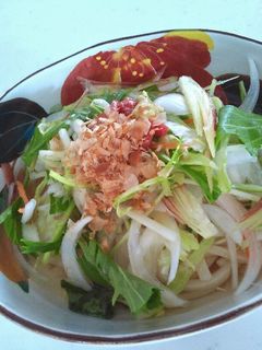 サラダうどん-レシピのメイン写真