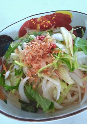 サラダうどん-レシピのメイン写真