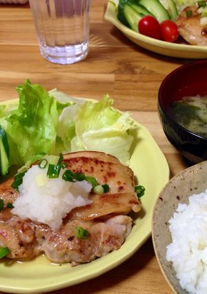 大根おろしでさっぱり鶏もも肉の塩麹漬け-レシピのメイン写真
