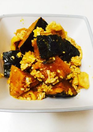 鶏そぼろカボチャ煮-レシピのメイン写真