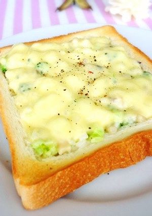 チーズリゾットトースト-レシピのメイン写真