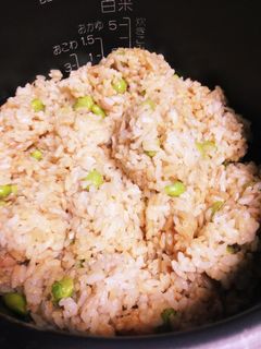 枝豆とシーチキンの混ぜご飯-レシピのメイン写真