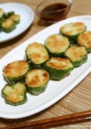 簡単♪１品☆ピーマンのおからで肉詰め風☆-レシピのメイン写真