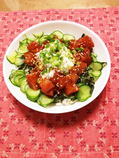 簡単☆丼ぶり まぐろのユッケ丼☻-レシピのメイン写真