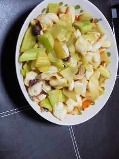 セロリとイカゲソのコチュマヨ炒め-レシピのメイン写真
