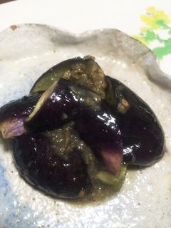 レンジで簡単!ナスのゴマ味噌-レシピのメイン写真