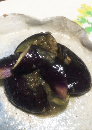 レンジで簡単！ナスのゴマ味噌-レシピのメイン写真