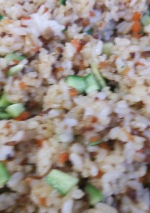 根菜とキューリのヘルシーチャーハン-レシピのメイン写真