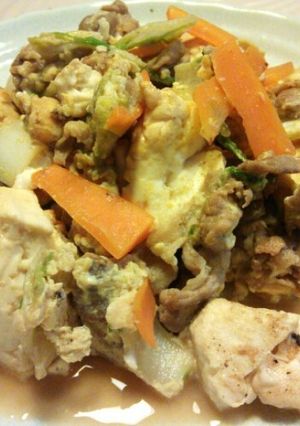 余り物で簡単豆腐チャンプル-レシピのメイン写真