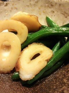 簡単チクワといんげんの炒め煮-レシピのメイン写真