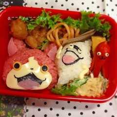 รูปของ 妖怪ウォッチ☆キャラ弁
