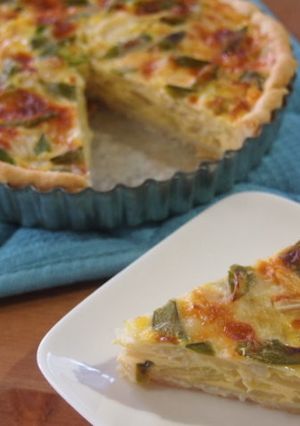 【一寸試作】春野菜のしゃきしゃきキッシュ-レシピのメイン写真