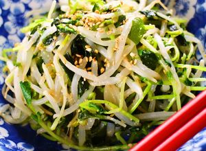 簡単にあと一品☆もやしと豆苗のナムル-レシピのメイン写真