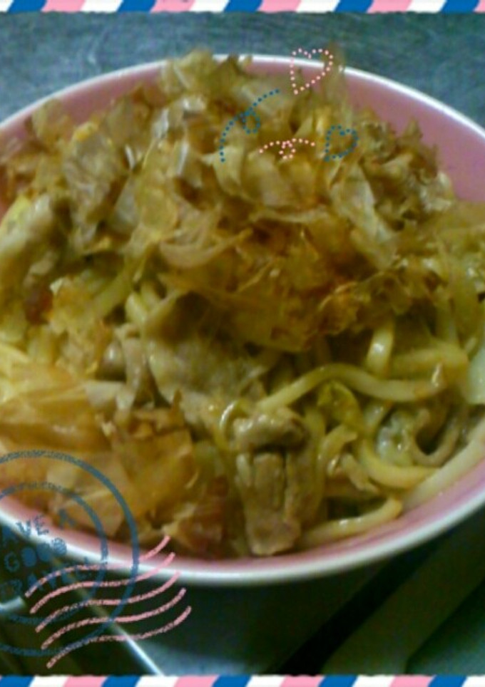 ♡あたしんちの焼きうどん♡-レシピのメイン写真