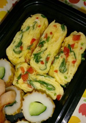 お弁当のおかず～カラフル卵焼き-レシピのメイン写真