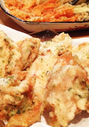 鶏ムネの天ぷら-レシピのメイン写真