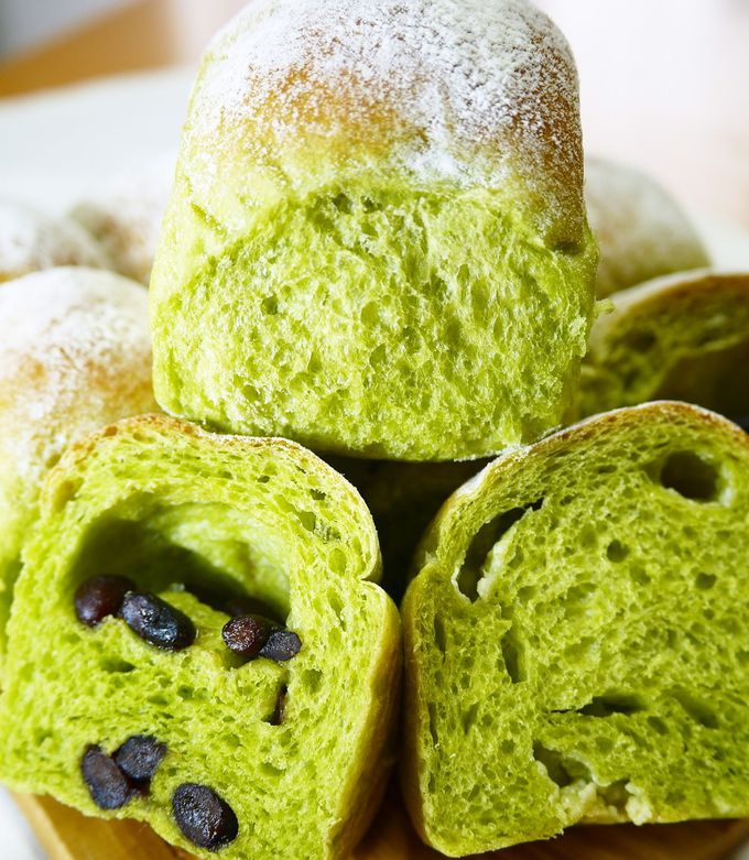 菓子パン】ふんわり抹茶ミルクちぎりパン by ほっこり～の