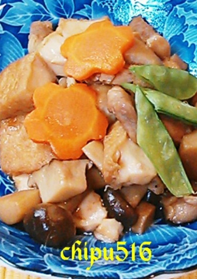超簡単　鶏もも肉きのこ厚揚げの炒め煮-レシピのメイン写真