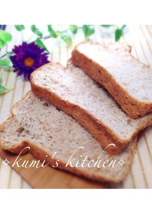 HB☆全粒粉でヘルシー食パン♫-レシピのメイン写真