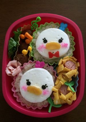 ツムツム弁当ードナルド＆デイジー-レシピのメイン写真