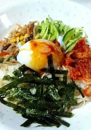 そうめんがビビンバ麺に変身♥-レシピのメイン写真