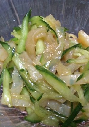クラゲの酢の物-レシピのメイン写真