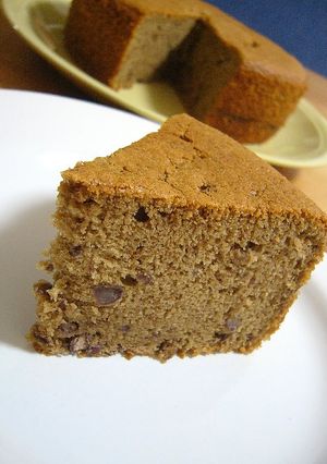 ふわふわ♪コーヒー風味のあずきケーキ-レシピのメイン写真