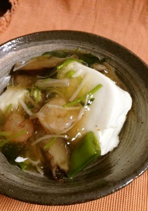 暑い日☆食欲のない時にも冷製おかず豆腐-レシピのメイン写真