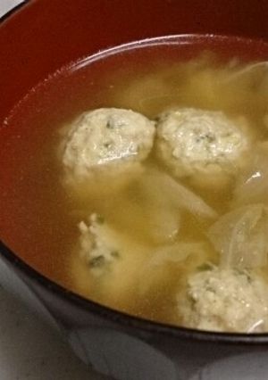 ＊鶏の肉団子と白菜のおかずスープ＊-レシピのメイン写真