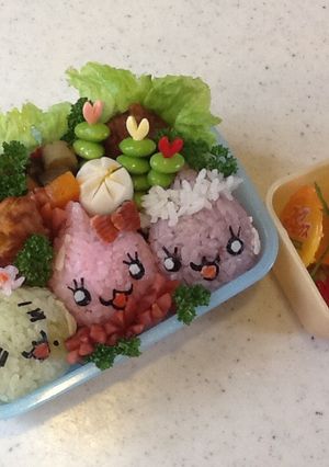 簡単可愛い❤️うるおいちゃんのキャラ弁♪-レシピのメイン写真
