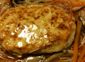 豆腐ハンバーグ　きのこあんかけ-レシピのメイン写真