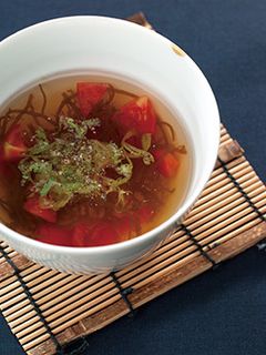 もずくとトマトのスープ-レシピのメイン写真