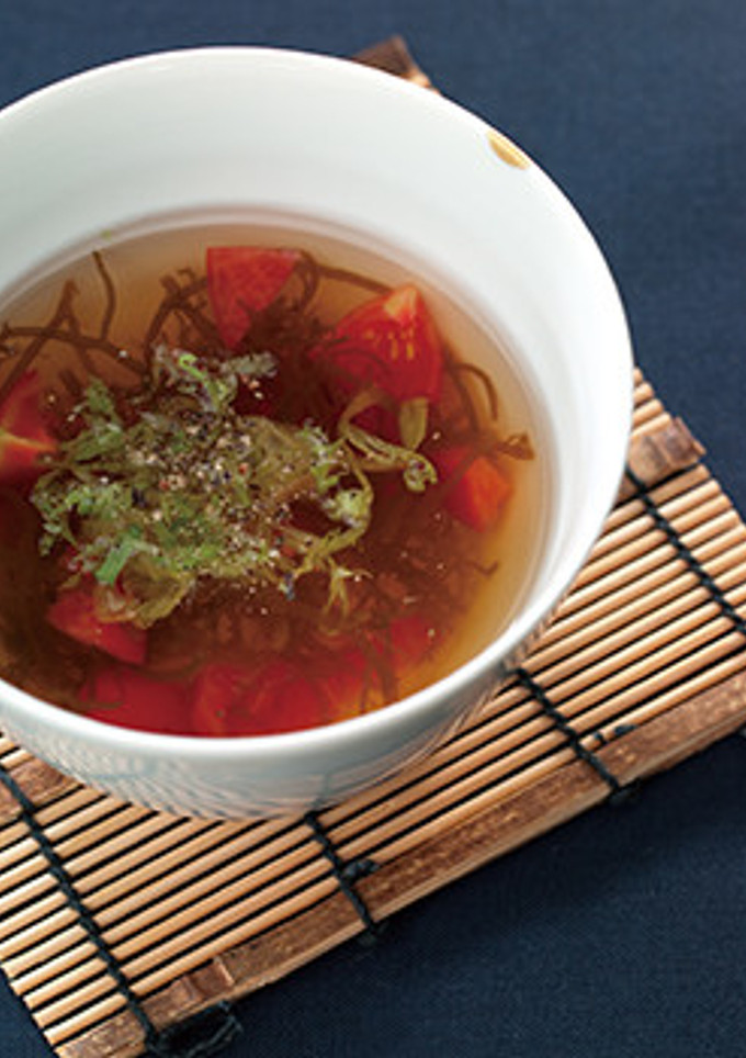 もずくとトマトのスープ-レシピのメイン写真