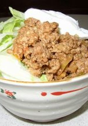 ピリ辛そぼろ丼-レシピのメイン写真