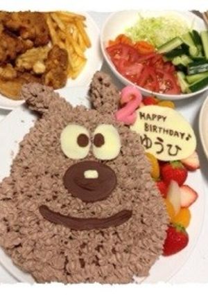 市販材料で♪お誕生日ケーキ☆チーズ-レシピのメイン写真